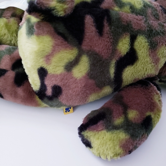 Build A Bear CAMO Teddy Bear Camouflage Bear 17" Army Military Hunting Plush - Picture 5 of 5